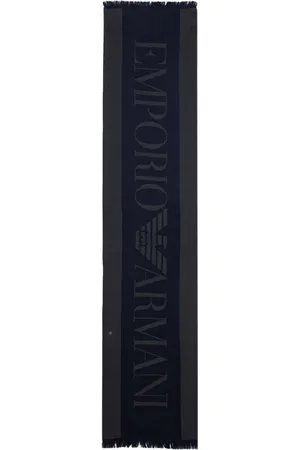 Emporio Armani Sciarpa con logo jacquard
