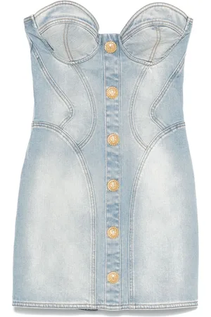 Balmain Abito corto denim