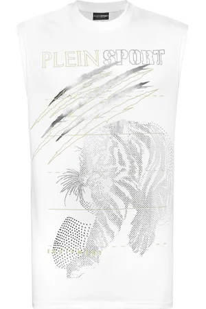 Philipp Plein Canotta con motivo Tiger