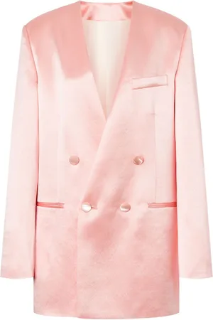 Serafini Blazer doppiopetto senza bavero