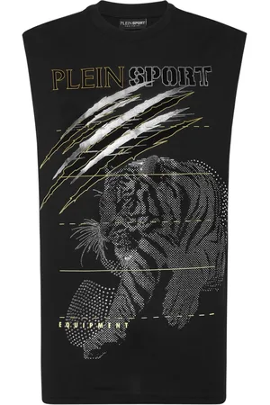 Philipp Plein Canotta con motivo Tiger