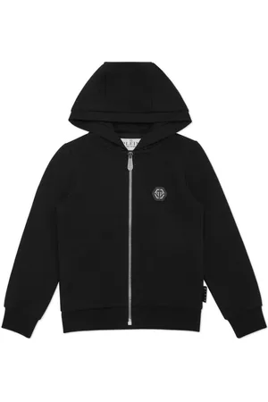 Philipp Plein Felpa Teddy Bear con cappuccio
