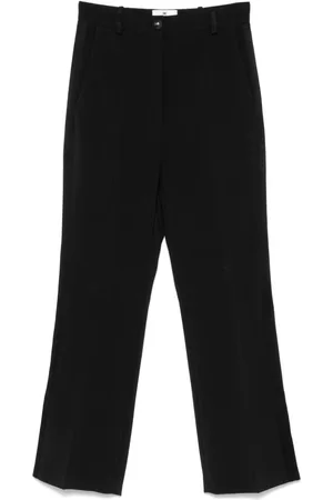 Elisabetta Franchi Pantaloni con bordo satinato