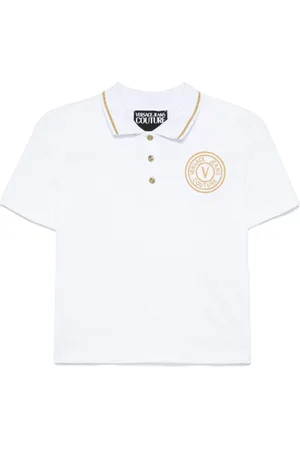 VERSACE Polo con ricamo