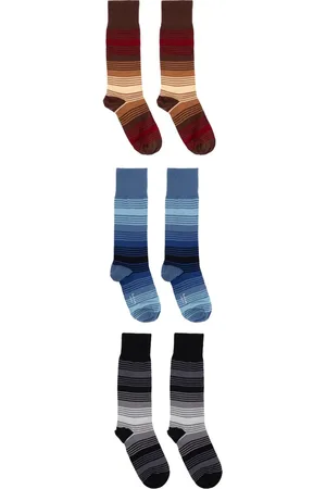 Paul Smith Set di 3 paia di calzini a righe