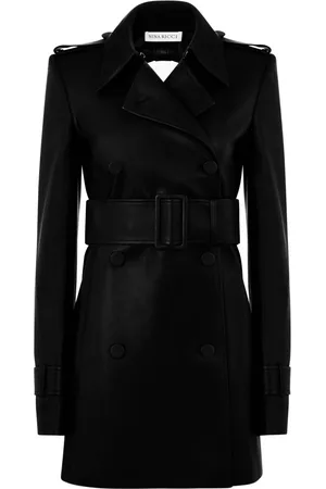 Nina Ricci Trench Halter in pelle