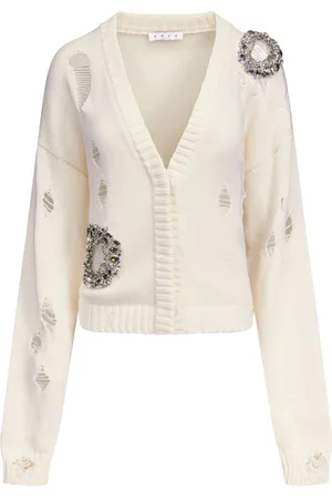 AREA Cardigan con cristalli