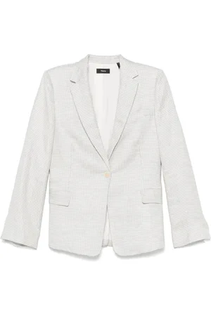 THEORY Blazer con motivo pied-de-poule