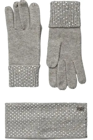 Michael Kors Set guanti e fascia con borchie