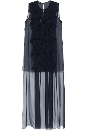Alberta Ferretti Blusa con ruches