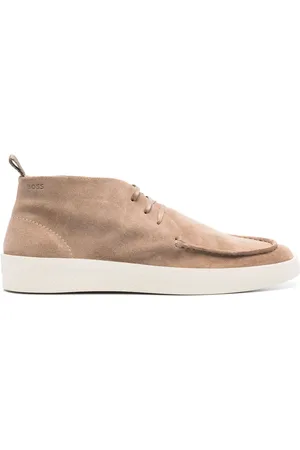 HUGO BOSS Stivaletti in pelle scamosciata