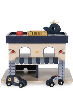 Konges Sløjd Giocattolo Police Station in legno