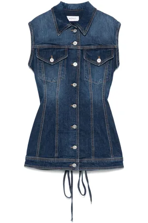 Monot Abito midi denim smanicato