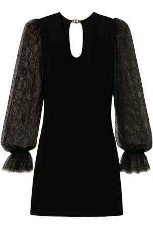 Twin-Set Abito con dettaglio in pizzo