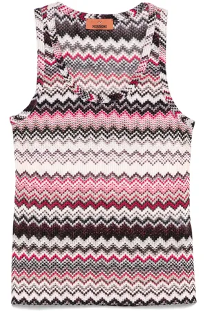 Missoni Canotta con motivo a zigzag