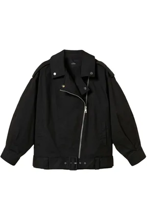 Twin-Set Giacca biker con cintura