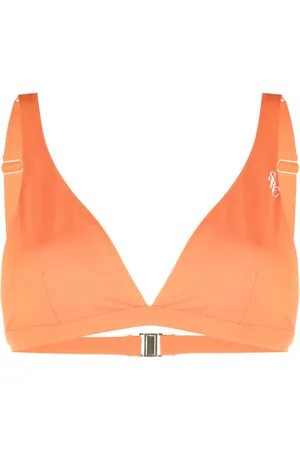Sporty & Rich Top bikini a triangolo con stampa