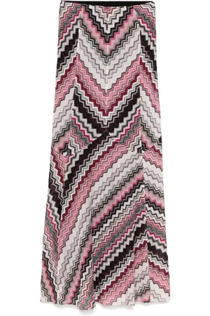 Missoni Gonna lunga con motivo a zigzag