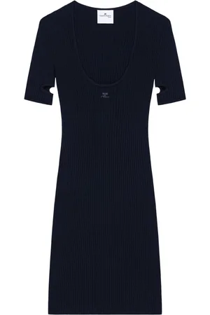 Courrèges Abito corto con cut-out