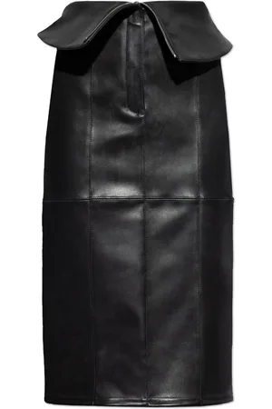 Alexander McQueen Gonna a matita in pelle