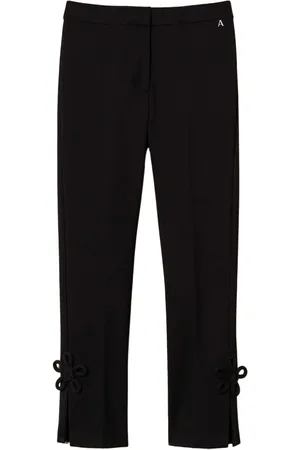 Twin-Set Pantaloni con applicazione a fiori