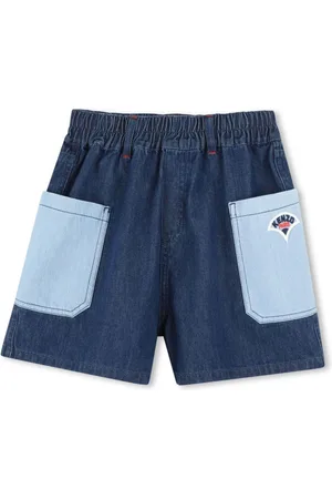 Kenzo Shorts denim con ricamo