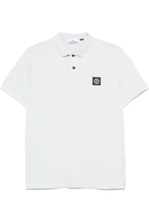 Stone Island Polo con applicazione Compass