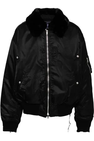 MASTERMIND Bomber con colletto in shearling