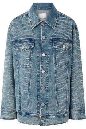 Pinko Giacca denim con lavaggio acido