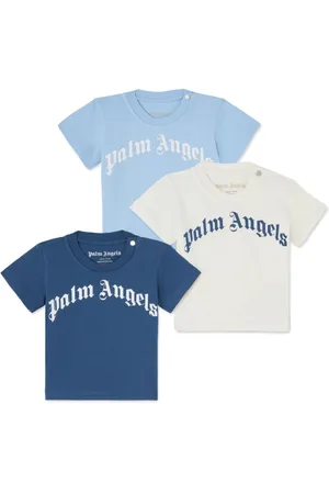 Palm Angels T-shirt con logo curvo