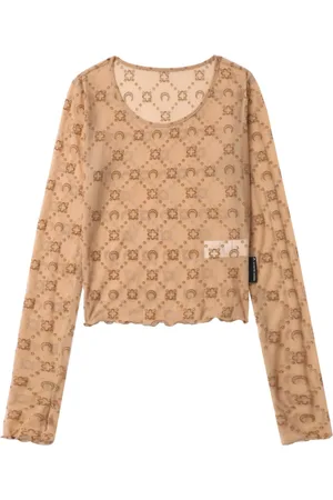 Marine Serre Top girocollo