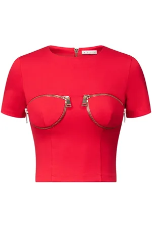 AREA T-shirt con zip