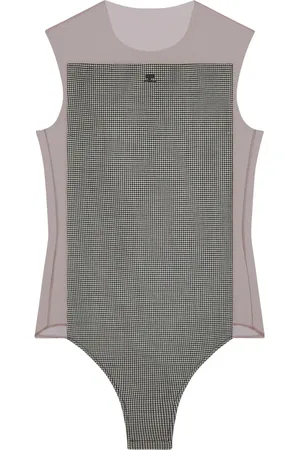 Courrèges Body Illusion con motivo pied-de-poule