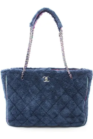 CHANEL Borsa tote con logo CC trapuntata 2020-2021