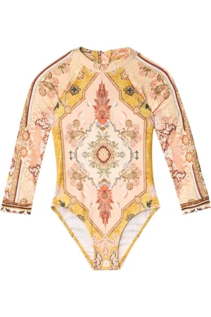 ZIMMERMANN Costume Wylie a maniche lunghe