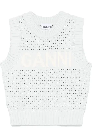 Ganni Canotta con logo
