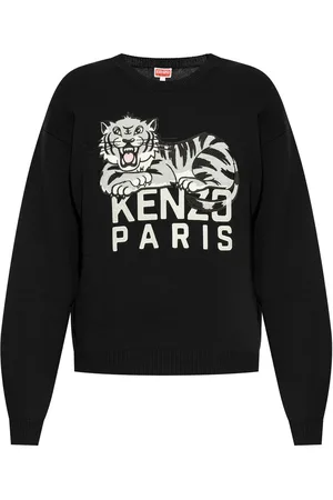 Kenzo Felpa in cotone con ricamo