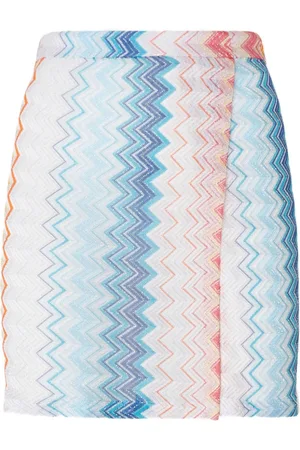 Missoni Copricostume con motivo a zigzag