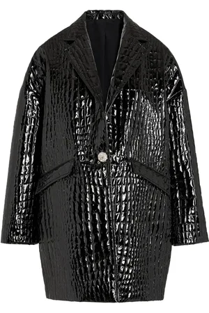 Giambattista Valli Cappotto con effetto coccodrillo
