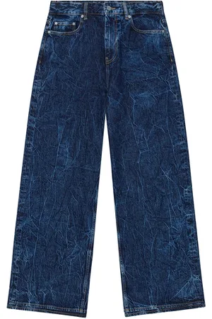 Ganni Jeans Marri con effetto stropicciato