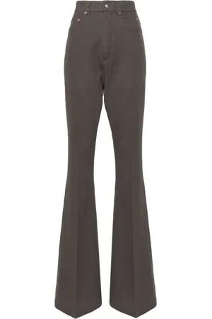 Rick Owens Pantaloni a vita alta con pieghe