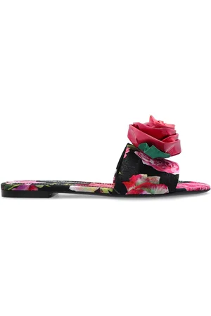 Dolce & Gabbana Sandali slides a fiori
