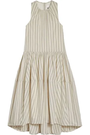 Jil Sander Abito midi a righe