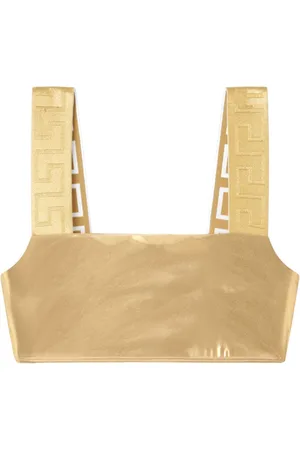 VERSACE Top bikini Greca Border