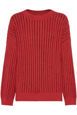 Brunello Cucinelli Maglione in maglia traforata