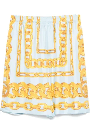 VERSACE Shorts Medusa Chains in seta
