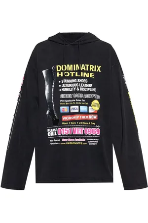 Vetements Felpa con stampa