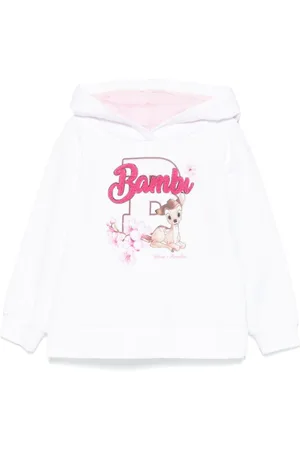 MONNALISA Felpa con cappuccio e stampa Bambi x Disney