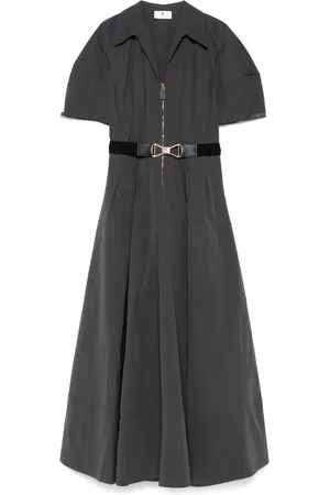 Elisabetta Franchi Abito midi con cintura