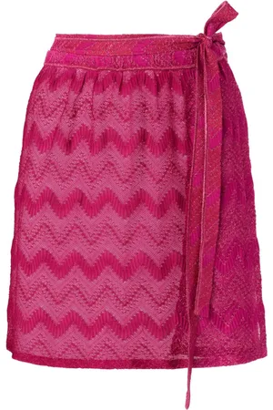 Missoni Copricostume con motivo a zigzag
